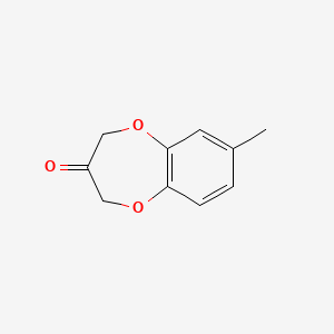 2H-1,5-Benzodioxepin-3(4H)-one, 7-methyl-