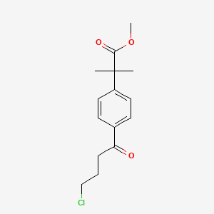 FEXO CHLORO 4-(4-Chloro-1-oxobutyl)-α,α-dimethyl benzeneacetic Acid Methyl Ester