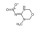 3-Methyl-4-nitroimino-perhydro-1,3,5-oxadiazine