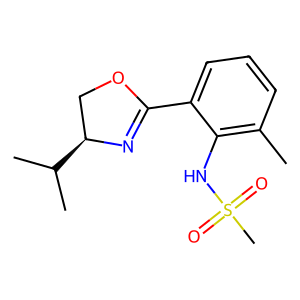  N-[2-[(4S)-4,5-Dihydro-4-(1-methylethyl)-2-oxazolyl]-6-methylphenyl]methanesulfonamide