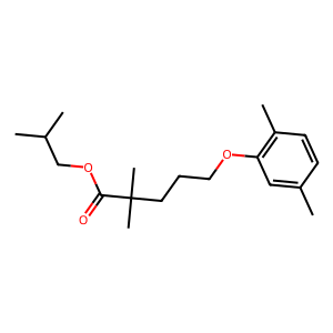 Isobutyl 5-(2,5-dimethylphenoxy)-2,2-dimethylpentanoate