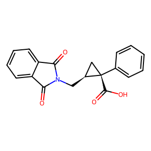 (Z)-1-Phenyl-2-(phthalimidomethyl)cyclopropanecarboxylic acid