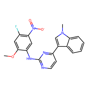 N-(4-Fluoro-2-methoxy-5-nitrophenyl)-4-(1-methyl-1H-indol-3-yl)-2-pyrimidinamine          