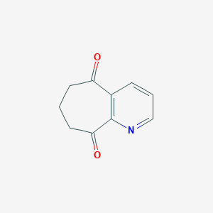7,8-DIHYDRO-5H-CYCLOHEPTA[b]PYRIDINE-5,9(6H)-DIONE (Rimegepant)