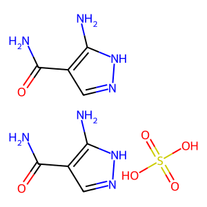 3-Aminopyrazole-4-carboxamide Hemisulfate
