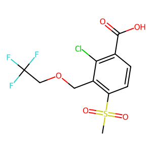 2-Chloro-4-(methylsulfonyl)-3-((2,2,2-trifluoroethoxy)methyl)benzoic acid