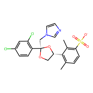 cis-[2-(2,4-Dichlorophenyl)-2-(1H-imidazol-1-ylmethyl)-1,3-dioxolan-4-yl]methyl-4-methylbenzenesulphonate