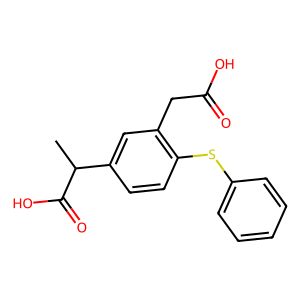 2-(3-(Carboxymethyl)-4-(phenylthio)phenyl)propanoic acid