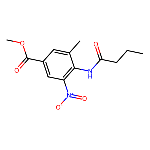 Methyl 4-(butyrylamino)-3-methyl-5-nitrobenzoate