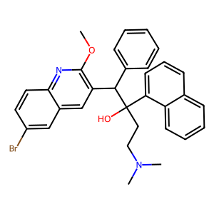 1-(6-Bromo-2-methoxyquinolin-3-yl)-4-(dimethylamino)-2-(naphthalen-1-yl)-1-phenylbutan-2-ol