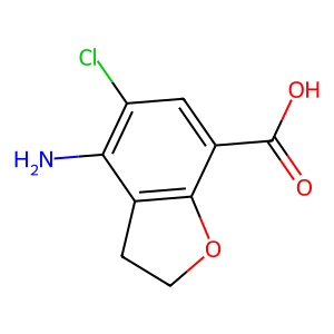 4-Amino-5-chloro-2,3-dihydrobenzofuran-7-carboxylic acid