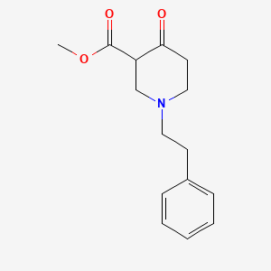 Methyl 4-oxo-1-phenethylpiperidine-3-carboxylate